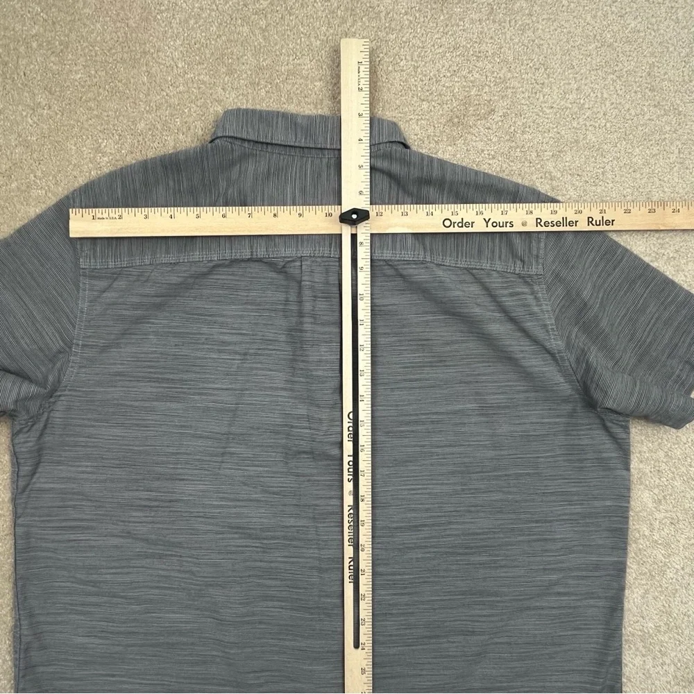 North Face Shirt Adult Extra Large Gray Button Up Hiking Casual Outdoor Men